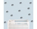 Elephant Pattern Wall Decal Baby Nursery Animal Stickers For Kids Room